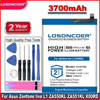 LOSONCOER 3700 мАч C11P1709 Аккумулятор Для Asus Zenfone live L1 ZA550KL ZA551KL X00RD Аккумулятор Большой Емкости