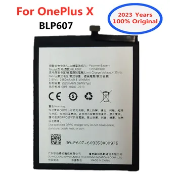 2023 100% Оригинальная Замена BLP607 BLP 607 Для Смартфона OnePlus X E1001 3,8 В 2450 мАч Аккумулятор Для Телефона Аккумуляторная Батарея