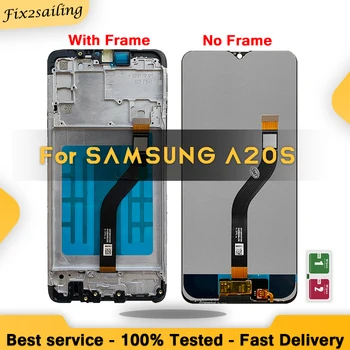 AAA + + + Super AMOLED ЖК-дисплей для Samsung Galaxy A20s ЖК-дисплей с сенсорным экраном, Дигитайзер Для Samsung A207F/DS A207FN A207U A207W A207G