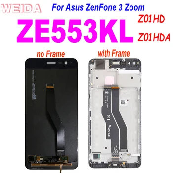 AAA + Для Asus ZenFone 3 Zoom ZE553KL Z01HD Z01HDA ЖК-дисплей с Сенсорным Экраном и цифровым Преобразователем в сборе с рамкой для Asus ZE553KL LCD