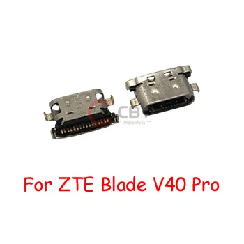 10 шт. Для ZTE Blade V40 Pro USB Порт Для Зарядки Док-станция Разъем Зарядного Устройства Сменные Детали