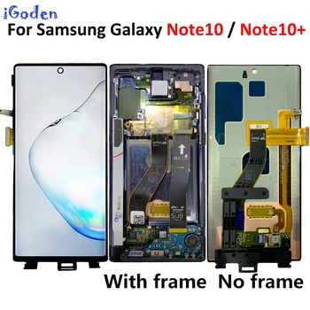 Для Samsung Galaxy Note 10 ЖК-дисплей с Рамным Дисплеем Сенсорный Экран Дигитайзер В Сборе Для Samsung note10 LCD N970F N9700 N970 LCD