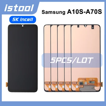 5 Шт./ЛОТ SK Incell ЖК-дисплей Для Samsung A10S A20S A30S A40S A50S A70S С Рамкой Замена Сенсорного экрана Дигитайзера В сборе