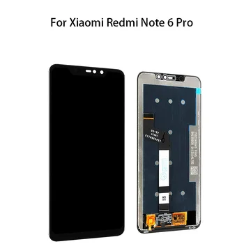 ЖК-дисплей с сенсорным экраном и цифровым преобразователем в сборе для Xiaomi Redmi Note 6 Pro