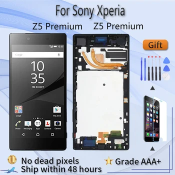 Для Sony Xperia Z5 Премиум Замена экрана E6853 E6833 E6883 SO-03H ЖК-дисплей с Сенсорным Экраном Ремонт Сломанного Экрана