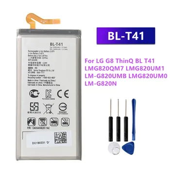 Новый 3500 мАч BLT41 BL-T41 Аккумулятор Для LG G8 ThinQ LMG820QM7 LMG820UM1 LM-G820UMB LMG820UM0 LM-G820N Аккумулятор мобильного телефона + Инструменты