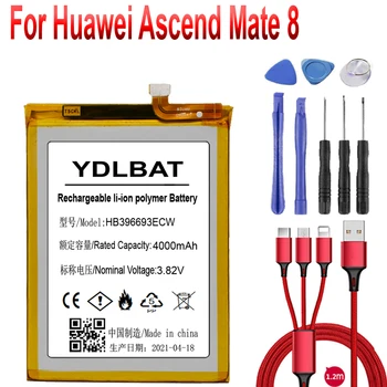 HB396693ECW Для Huawei Mate 8 Аккумулятор NXT-AL10 NXT-TL00 NXT-CL00 NXT-DL00 NXT-L09 NXT-L29 + USB-кабель + набор инструментов