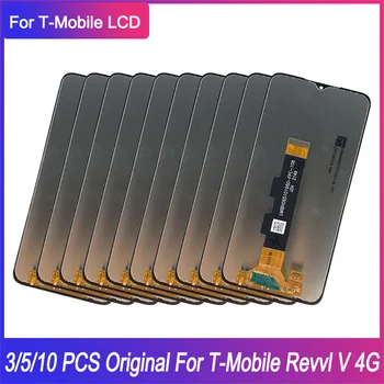 3/5/10 ШТ Оригинал Для T-Mobile Revvl V 4G ЖК-дисплей В Сборе С Сенсорным Экраном Замена Дигитайзера Для T-Mobile Revvl V 4G LCD