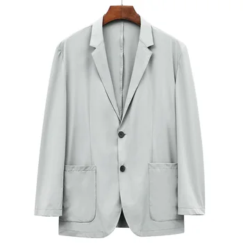 B2186-Мужской повседневный весенне-осенний костюм, мужское свободное пальто