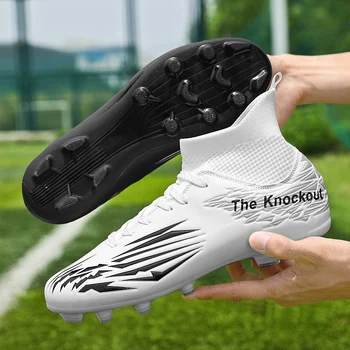 Футбольные бутсы TF / FG Мужская профессиональная обувь для футбольного поля Детская обувь для тренировок на траве Бутсы для футзала Дышащая обувь Новинка