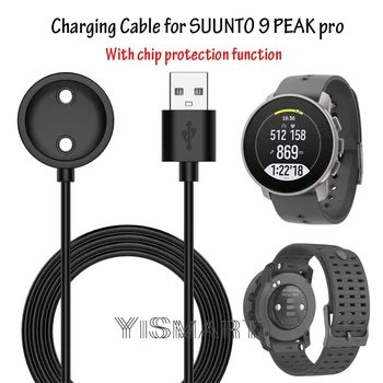 Магнитная док-станция для зарядного устройства для смарт-часов Suunto 9 Peak Pro, сменная подставка для USB-кабеля для зарядки