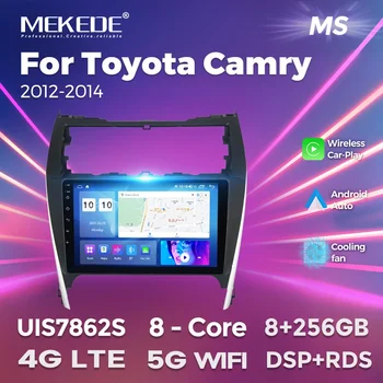 MEKEDE M800S UIS7862S Автомагнитола Для Toyota Camry 2012-2014 Мультимедийный Плеер GPS Навигация Для Беспроводного Carplay Android Auto BT