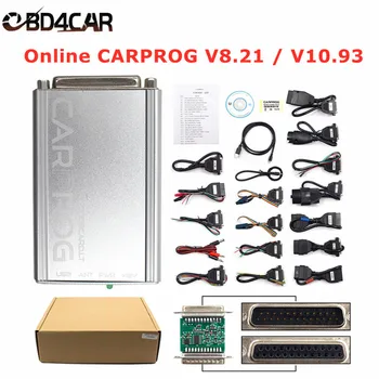 Новейшие Онлайн Адаптеры Carprog 8.21 Full С keygen Car Prog V8.21/V13.77 Для Ремонта Подушек Безопасности/Радио/IMMO/ECU Бесплатная доставка