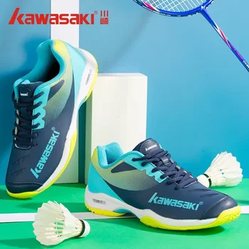 2023 новые мужские кроссовки для бадминтона Kawasaki, женские дышащие высокоэластичные нескользящие спортивные кроссовки для тенниса