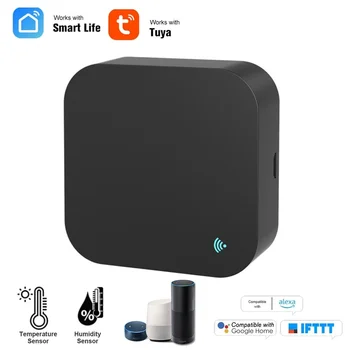 Универсальный Контроллер Tuya Smart WiFi RF IR Для телевизора AUD AC С Датчиком Температуры И Влажности Для SmartLife Alexa Google Home