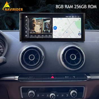 12,3-Дюймовый 1920*720 Qled-Экран Для AUDI A3 2014-2020 Android 12 Автомобильный Радио Мультимедийный Видеоплеер Стерео GPS Беспроводной CarPlay