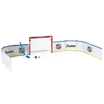 Набор для мини-хоккейной площадки, Хоккейные ворота с наколенником, мини-клюшки и мяч, крытый мини-хоккейный каток, официальный