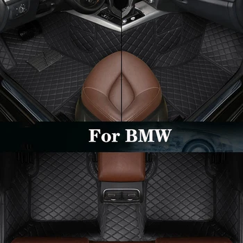 Новая боковая сумка для хранения с индивидуальным кожаным автомобильным ковриком для BMW 8 серии (2 двери) (4 двери) M850i (кабриолет/Купе) Автозапчасти
