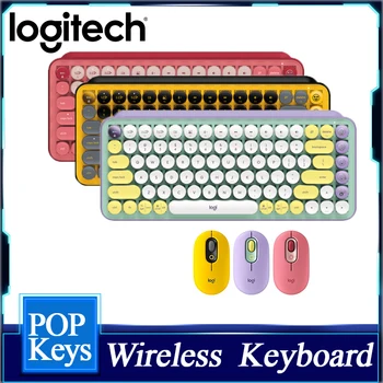 Logitech POP KEYS Беспроводная портативная механическая клавиатура Bluetooth Клавиатура TTC Tea Axis Keyboard для офисного игрового ноутбука Ipad