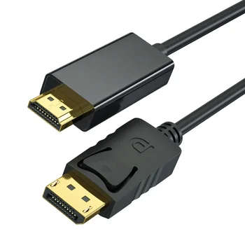 4K DisplayPort DP-HDMI-совместимый Кабельный Адаптер DisplayPort-HDMI HD Видео Аудио Кабель Конвертер Для ПК ТВ Проектор Ноутбук