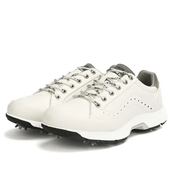 Новые мужские ботинки для гольфа, водонепроницаемые кроссовки для гольфа, мужская уличная обувь с шипами для гольфа, Большие размеры 7-14, кроссовки для бега трусцой, мужские кроссовки для ходьбы