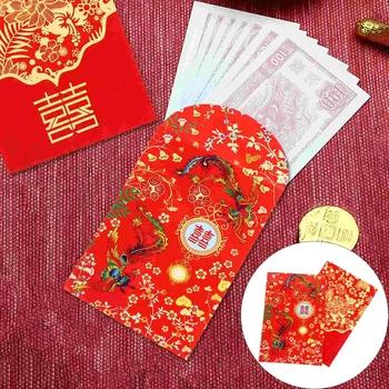 Мини-красные конверты, практичные кошельки для монет, праздничные красные конверты, денежные мешки для свадебных подарков, креативные денежные мешки, Красные конверты