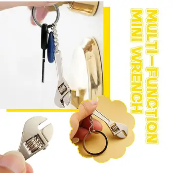 Мини-Ключ Портативный Ручной Инструмент Челюстной Гаечный Ключ Брелок Универсальный Гаечный Ключ Регулируемый Регулируемый Брелок Универсальный Ключ Z3G5