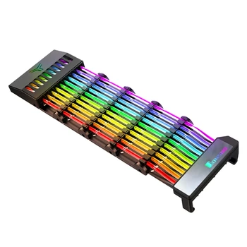 Удлинительный кабель блока питания JONSBO RGB Trunking Cover Rainbow Bridge для 24-Контактного кабеля ATX MOD Symphony Line, 5V Rainbow RGB M/B SYNC