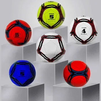 Официальный Размер 4 Размер 5 Футбольный Мяч, Сшитый Машиной Бесшовный прочный Футбольный Мяч Профессиональной Лиги Для взрослых и Детей