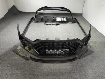 Подходит для Audi R8 В 2022 году Новый большой объемный передний задний бампер из полукарбонового волокна