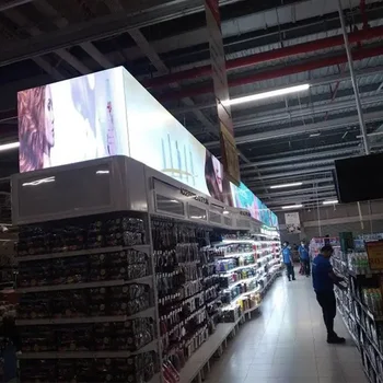 Безшовная стена рекламы Штендера Угловой Колонки 90 градусов Экрана дисплея СИД крытой P3 формы L крытая рекламируя видео- для аэропорта выставки