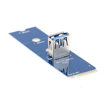 M.2 для передачи данных с USB 3.0 на PCI-E Riser Card M2 Ngff Adapte для графического Майнинга GPU Miner