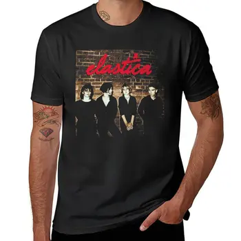 Новая эластичная группа, альтернативный рок, потертая футболка с шероховатым ретро-дизайном, забавные футболки, милые топы, мужская одежда