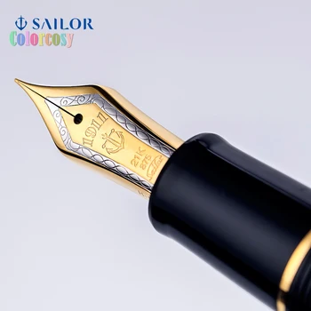 Перьевая ручка SAILOR 11-3926-220 Professional Gear Realo Black Fine Japan, Бордовый Наконечник 11-3926-232, Система Наполнения Поршня