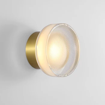 Новый современный креативный светодиодный настенный светильник из черного золота, акрила, железа, для гостиной, спальни, прикроватного бра, осветительного прибора