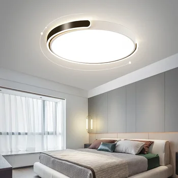 Потолочный светильник в минималистском стиле для гостиной в кремовом стиле, современный минималистичный и великолепный, супер яркий зал, ультратонкий глаз с полным спектром