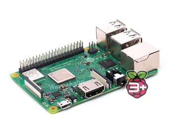 raspberry pi 3 model B + (Plus) с процессором 1,4 ГГц, 1 ГБ LPDDR2 SDRAM USB 2.0, Bluetooth 4.2 и двухдиапазонной беспроводной локальной сетью 802.11ac