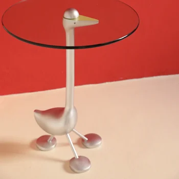 /Скандинавское искусство, старинный приставной столик, французская мода, декоративная, минималистичная прикроватная тумбочка, маленький чайный столик