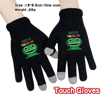 Перчатки Garten of Banban, зимние перчатки из аниме Каваи, мужские Женские перчатки для рук, черные перчатки, модные аксессуары, рождественские подарки для детей