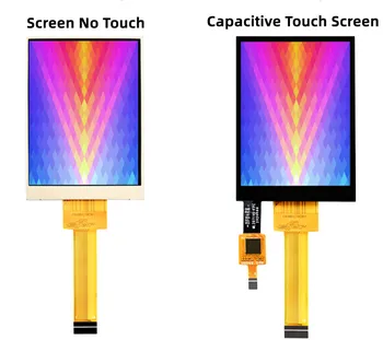 IPS 2,8-дюймовый цветной 18-контактный SPI TFT LCD емкостный экран RGB565 (сенсорный/Без касания) ST7789V 6P GT911 Контроллер 240 (RGB) * 320