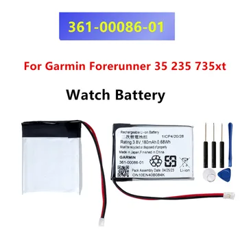Оригинальный Высококачественный Аккумулятор 180 мАч 361-00086-01 Для Garmin Forerunner 35 Battery Smartwatch 361-00086-01 Battery + Бесплатные Инструменты