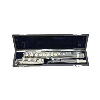 Флейта из черного дерева с 17 отверстиями и посеребренной электронной клавишей grenadine professional flute