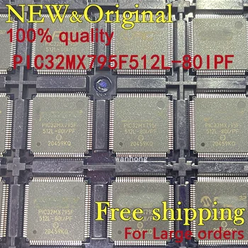 1 шт./лот PIC32MX795F512L-80I/PF PIC32MX795F512L TQFP100 Оригинальный чип Интегральной схемы