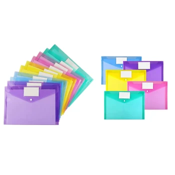 НОВИНКА-пластиковые конверты для писем формата А4, пластиковые конверты с застежкой, полиэтиленовые папки с застежкой