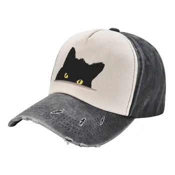 Ковбойская шляпа с видом черного кота, Уличная одежда, мужские шляпы для вечеринок, мужская кепка, Роскошная брендовая женская