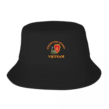 Вьетнам - 25-я Пехотная дивизия - UH1 Gunship Bucket Hat Хип-Хоп Джентльменская Шляпа Рождественская Шляпа Солнцезащитная Шляпа Одежда Для гольфа Мужская Женская