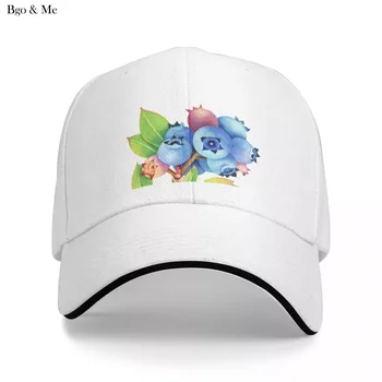 2023 Новая кепка Wild Maine Blueberries, бейсболка с капюшоном, солнцезащитная кепка, женская мужская кепка
