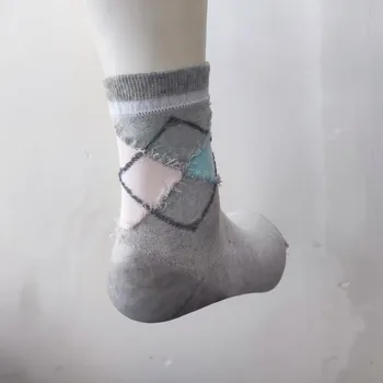 Силиконовые Увлажняющие Гелевые носки для пятки С защитой от потрескавшихся ног от сухости Женские Однотонные хлопковые спа-носки с низкой трубкой