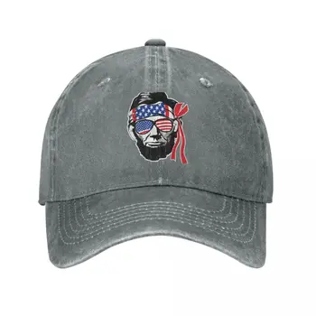 авраам Линкольн американская ковбойская шляпа Хип-хоп Шляпа большого размера для гольфа Мужская Женская шляпа Мужская