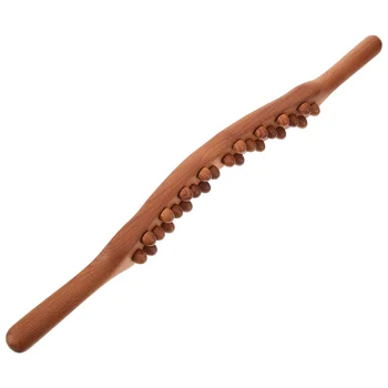 Гладкая деревянная массажная палочка для тела, Портативный Деревянный массажер, Деревянный массажер для акупунктурных точек